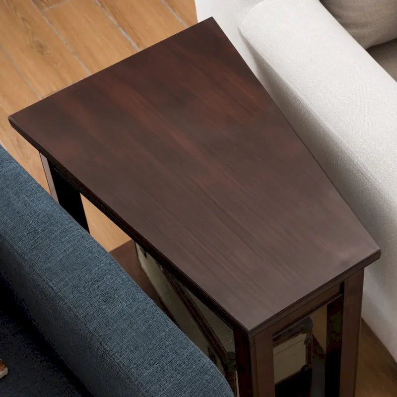 Leick Home Laurent Beistelltisch mit Regal