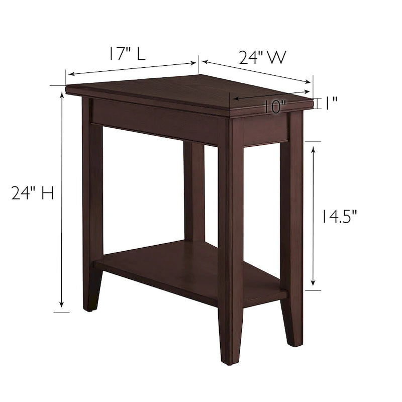 Leick Home Laurent Beistelltisch mit Regal