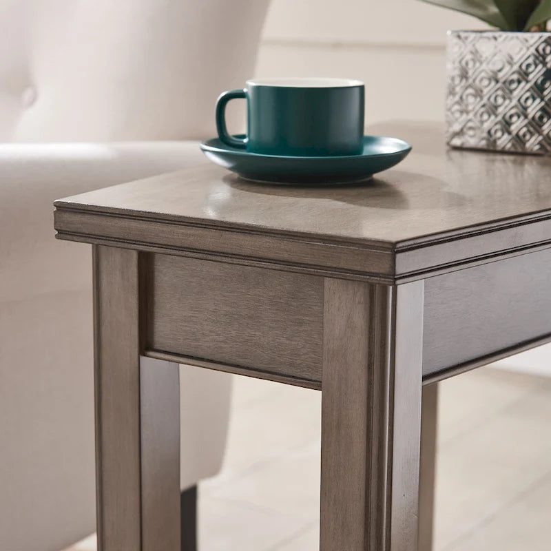 Leick Home Laurent Beistelltisch mit Regal