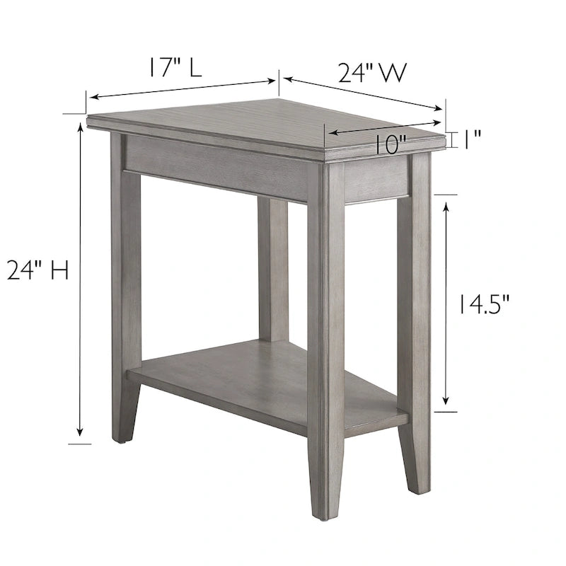 Leick Home Laurent Beistelltisch mit Regal