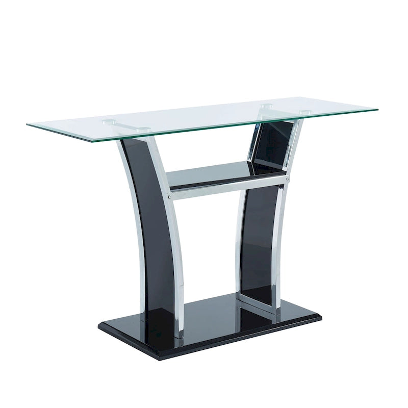 Bofi Modernes 48-Zoll-Metall-2-Ablagen-Sofatisch von Furniture of America