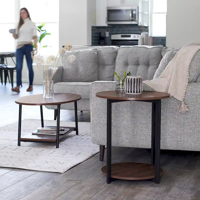 Household Essentials Beistelltisch mit Ablagefach