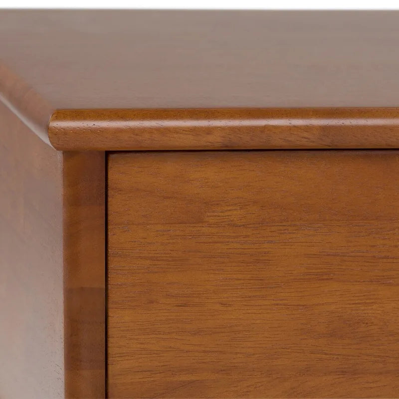 WYNDENHALL Tierney Couchtisch aus massivem Hartholz, 122 cm breit, rechteckig, Mid-Century Modern – 122 B x 56 T x 51 H cm