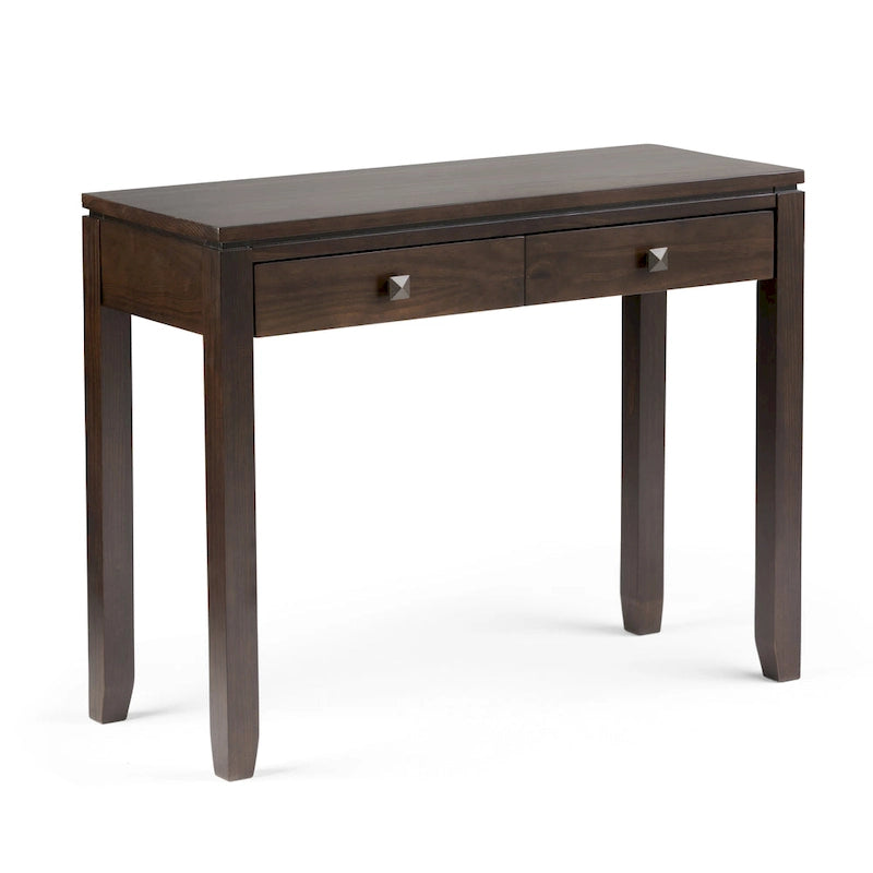 WYNDENHALL Essex Konsole Sofa Tisch aus Massivholz, 38 Zoll breit, Zeitgenössisch – 38 Zoll breit