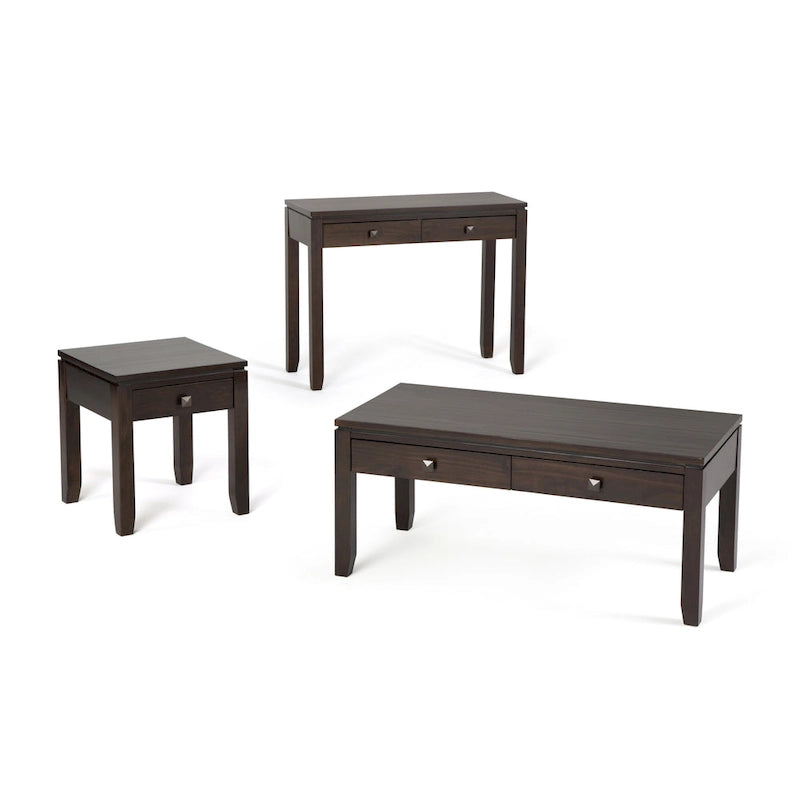 WYNDENHALL Essex Konsole Sofa Tisch aus Massivholz, 38 Zoll breit, Zeitgenössisch – 38 Zoll breit
