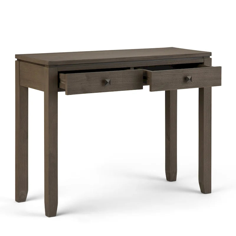 WYNDENHALL Essex Konsole Sofa Tisch aus Massivholz, 38 Zoll breit, Zeitgenössisch – 38 Zoll breit
