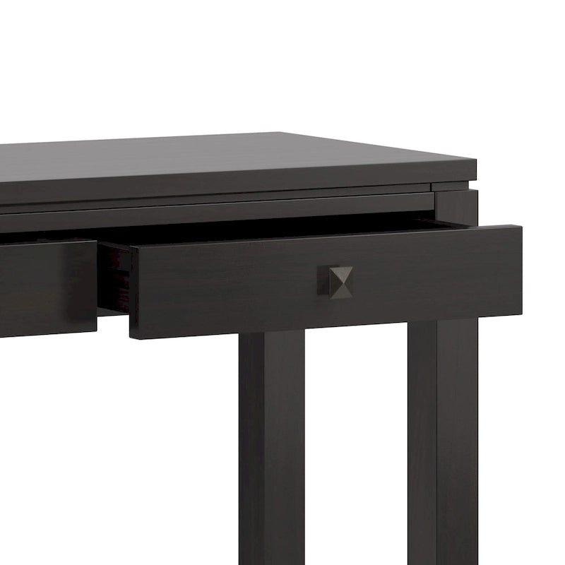 WYNDENHALL Essex Konsole Sofa Tisch aus Massivholz, 38 Zoll breit, Zeitgenössisch – 38 Zoll breit
