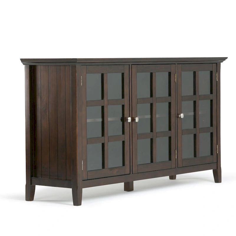 WYNDENHALL Normandy SIDEBOARD AUS MASSIVHOLZ, 62 Zoll breit, Übergangsstil, mit viel Stauraum – 62 B x 18 T x 34 H