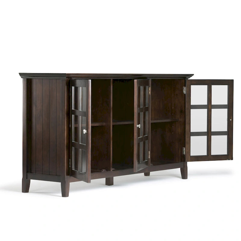 WYNDENHALL Normandy SIDEBOARD AUS MASSIVHOLZ, 62 Zoll breit, Übergangsstil, mit viel Stauraum – 62 B x 18 T x 34 H