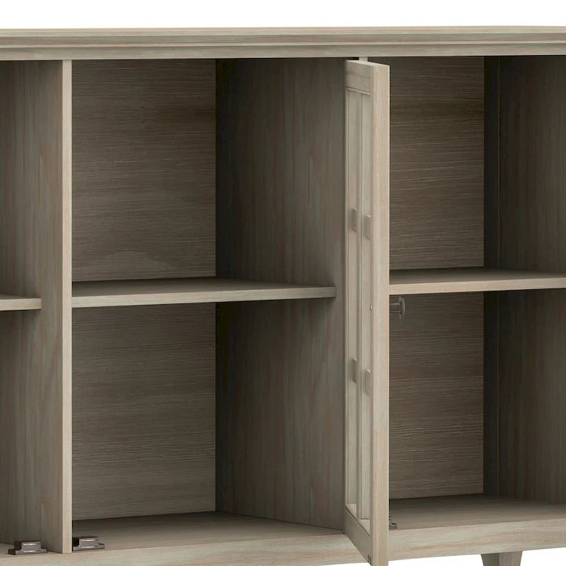 WYNDENHALL Normandy SIDEBOARD AUS MASSIVHOLZ, 62 Zoll breit, Übergangsstil, mit viel Stauraum – 62 B x 18 T x 34 H