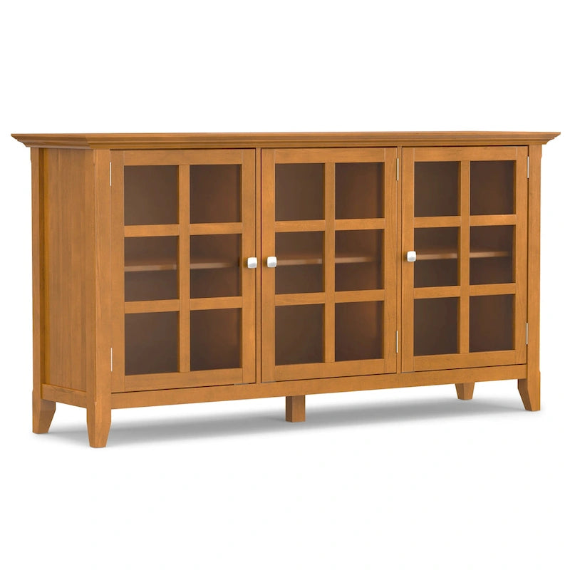WYNDENHALL Normandy SIDEBOARD AUS MASSIVHOLZ, 62 Zoll breit, Übergangsstil, mit viel Stauraum – 62 B x 18 T x 34 H