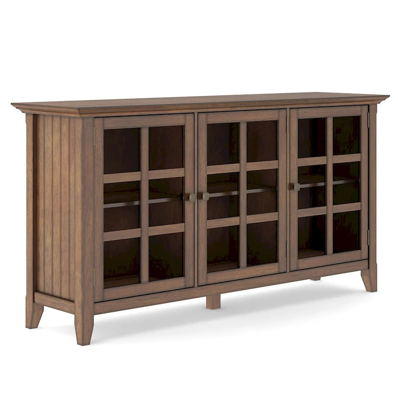 WYNDENHALL Normandy SIDEBOARD AUS MASSIVHOLZ, 62 Zoll breit, Übergangsstil, mit viel Stauraum – 62 B x 18 T x 34 H