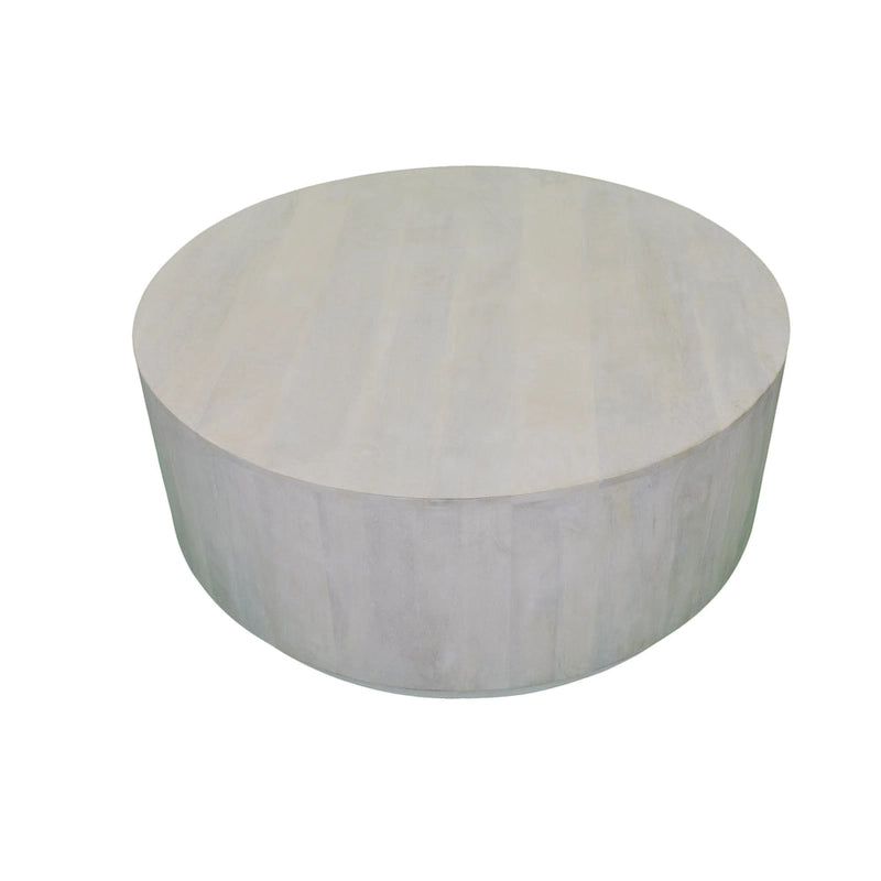 Carolina Living Tamia 42 runder Couchtisch aus Holz – Ulme