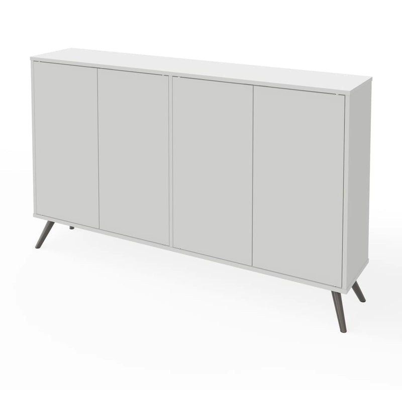 Bestar Small Space Krom 60-Zoll-Aufbewahrungseinheit