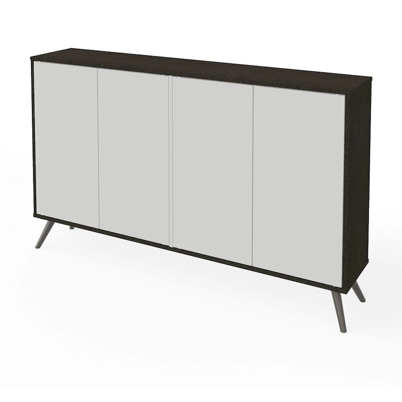Bestar Small Space Krom 60-Zoll-Aufbewahrungseinheit