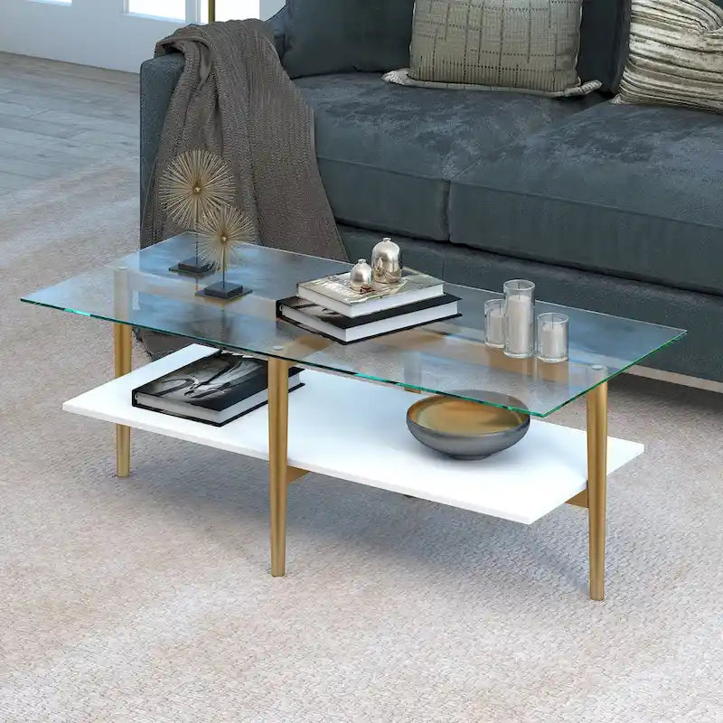 Otto Couchtisch Glam im Mid-Century-Stil