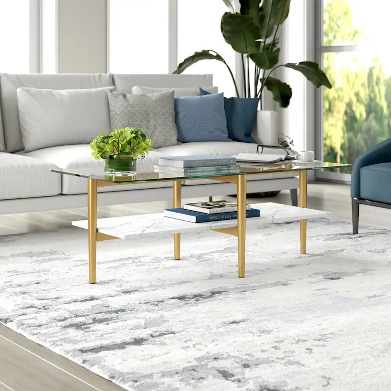 Otto Couchtisch Glam im Mid-Century-Stil