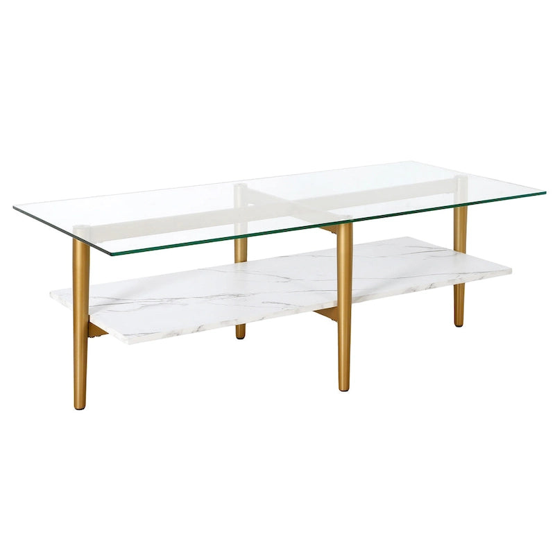 Otto Couchtisch Glam im Mid-Century-Stil