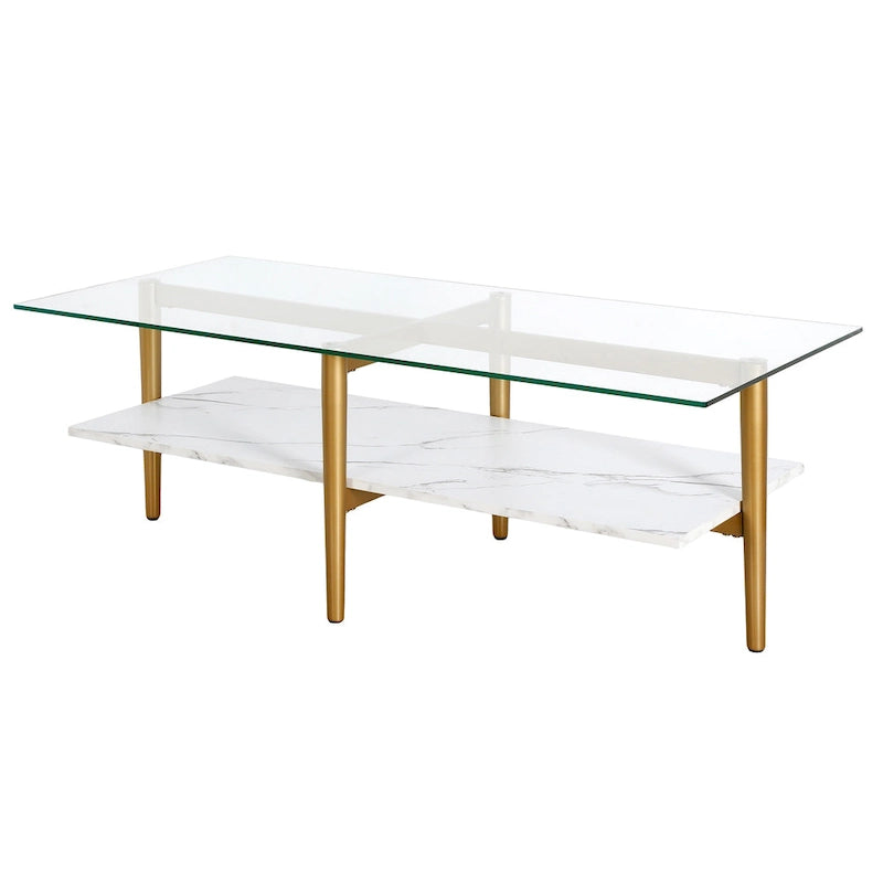 Otto Couchtisch Glam im Mid-Century-Stil