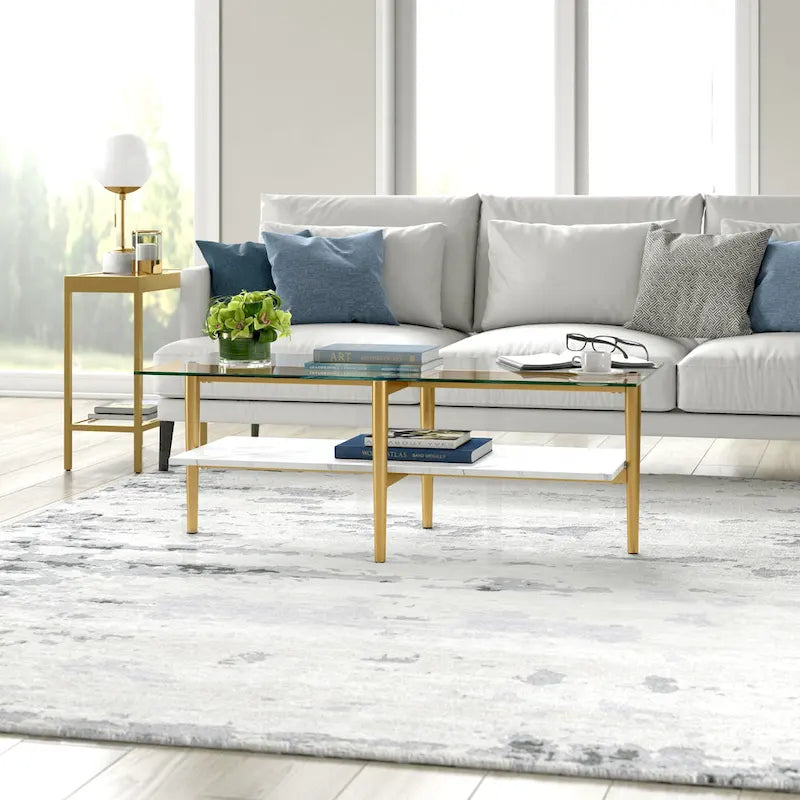 Otto Couchtisch Glam im Mid-Century-Stil