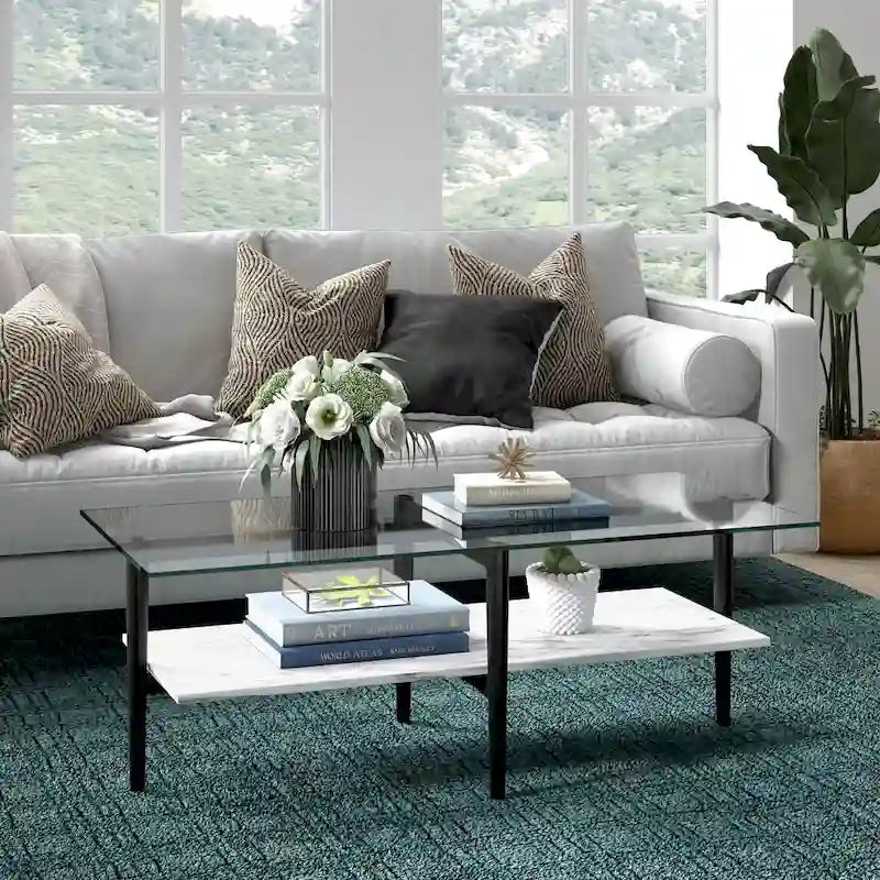 Otto Couchtisch Glam im Mid-Century-Stil