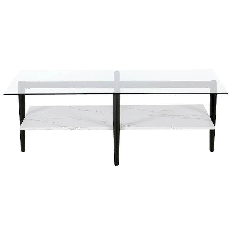 Otto Couchtisch Glam im Mid-Century-Stil