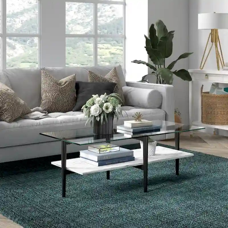 Otto Couchtisch Glam im Mid-Century-Stil