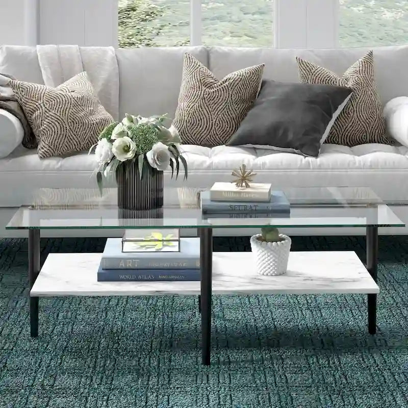 Otto Couchtisch Glam im Mid-Century-Stil