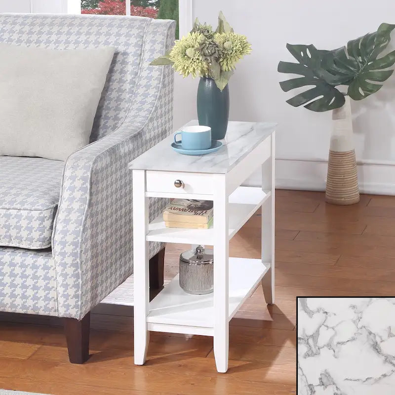 Convenience Concepts American Heritage Beistelltisch mit 1 Schublade und Ablagen