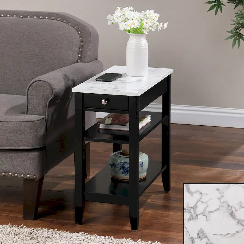 Convenience Concepts American Heritage Beistelltisch mit 1 Schublade und Ablagen