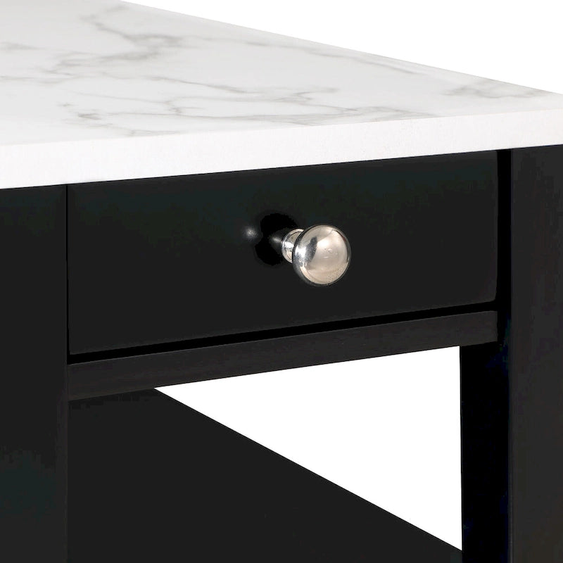 Convenience Concepts American Heritage Beistelltisch mit 1 Schublade und Ablagen