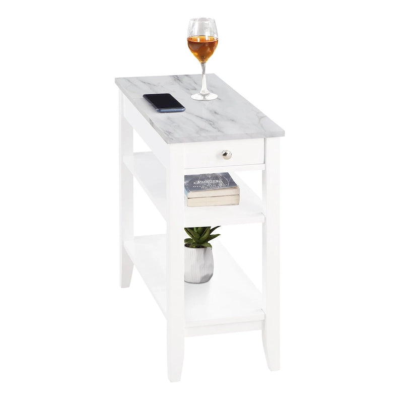 Convenience Concepts American Heritage Beistelltisch mit 1 Schublade und Ablagen