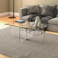 Silver Orchid Carlisle Glas-Couchtisch