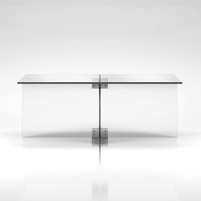 Silver Orchid Carlisle Glas-Couchtisch