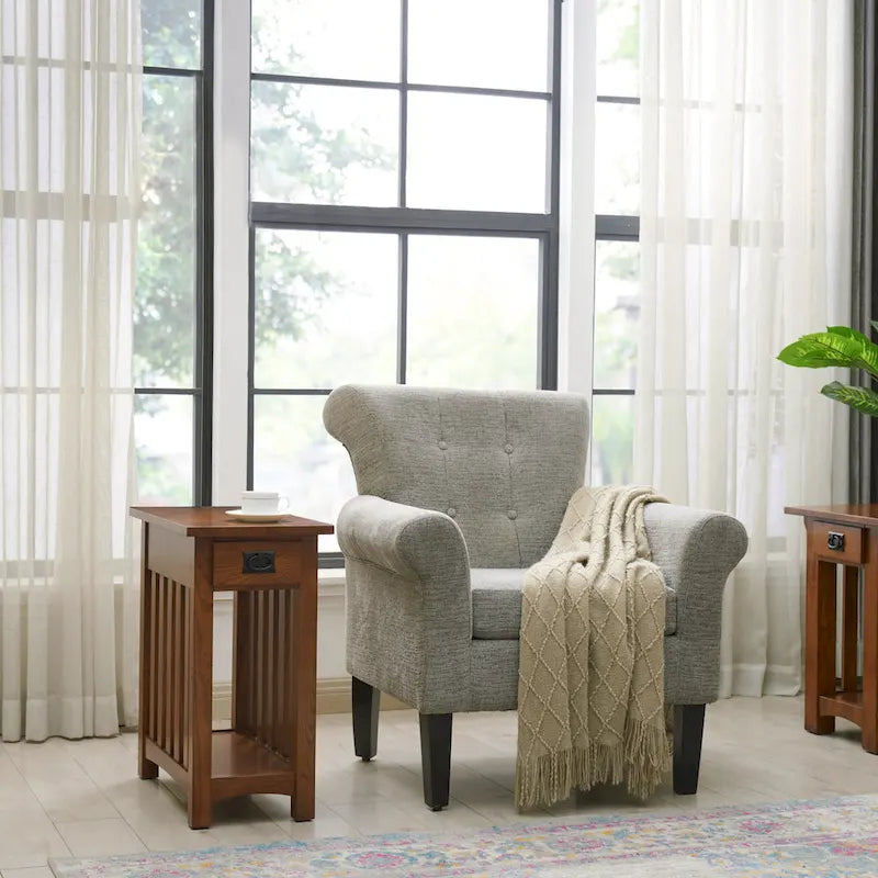Leick Home Impeccable Übergangs-Beistelltisch mit 1 Schublade