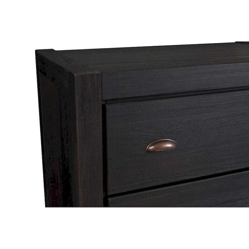 Grain Wood Furniture Montauk Kommode aus Massivholz mit 5 Schubladen