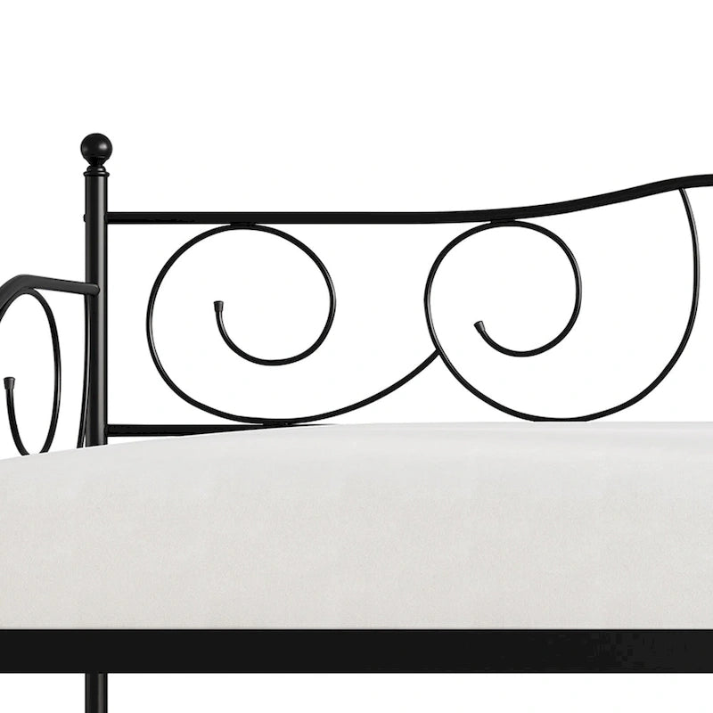 CraftPorch Modernes Tagesbett aus Metall in Twin-Größe