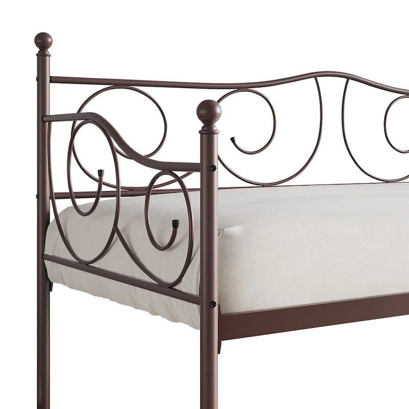 CraftPorch Modernes Tagesbett aus Metall in Twin-Größe