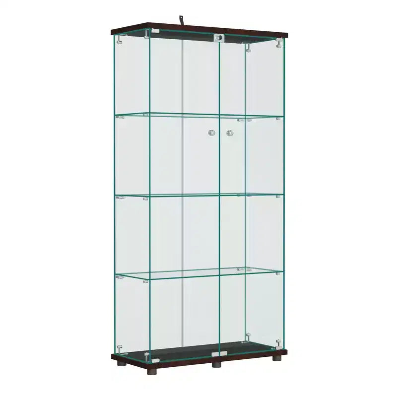 64,5 X 32 Glasvitrine Setzkasten mit Schloss