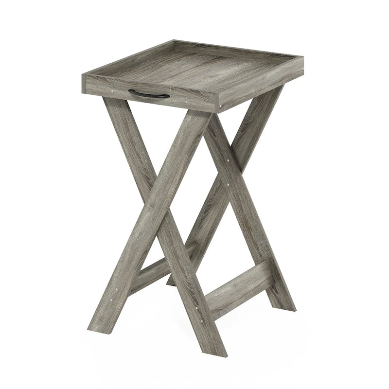 Furinno Classic Tablett-Tisch mit abnehmbarem Tablett
