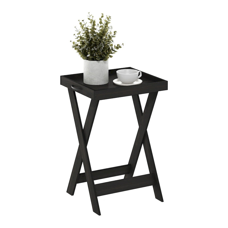 Furinno Classic Tablett-Tisch mit abnehmbarem Tablett