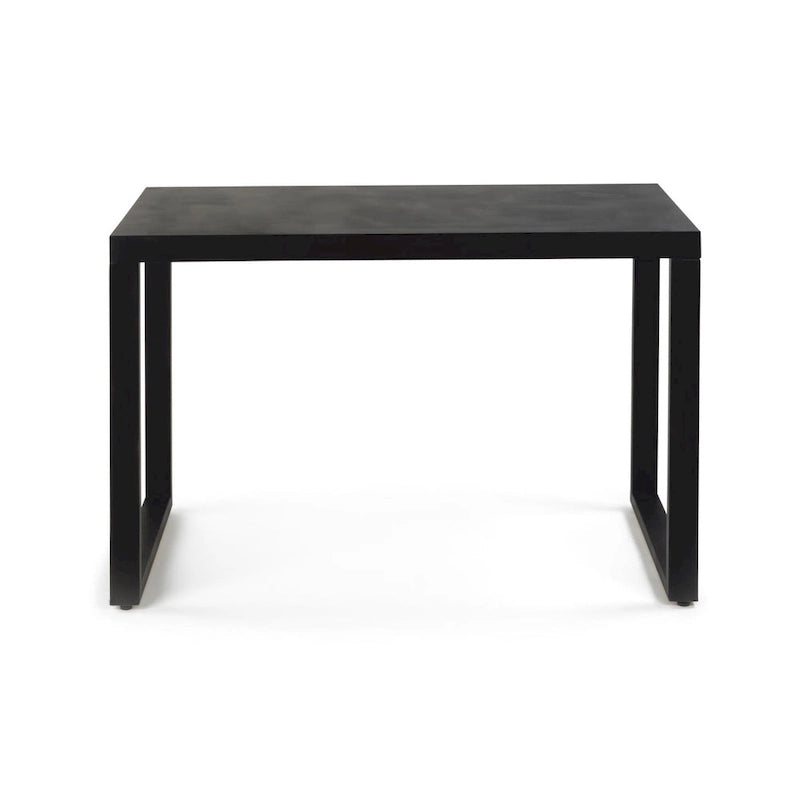 Moderne schwarze Metalltische