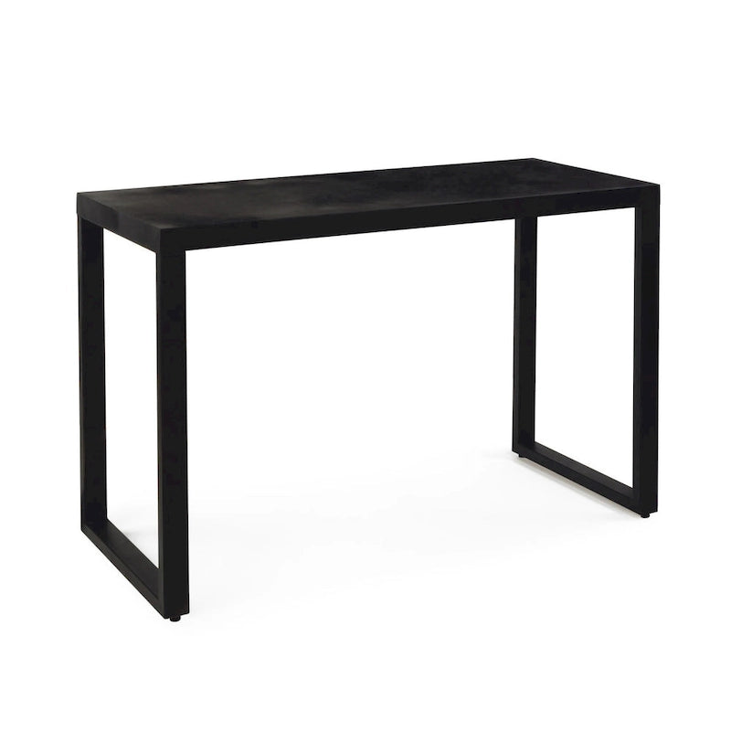 Moderne schwarze Metalltische