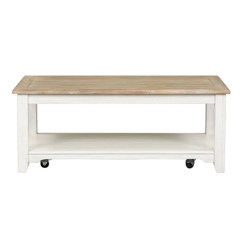 Libberty Furniture Summerville rechteckiger Couchtisch mit Rollen