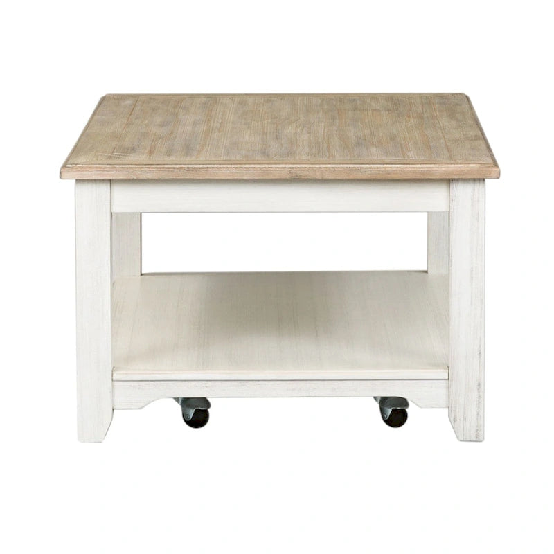 Libberty Furniture Summerville rechteckiger Couchtisch mit Rollen