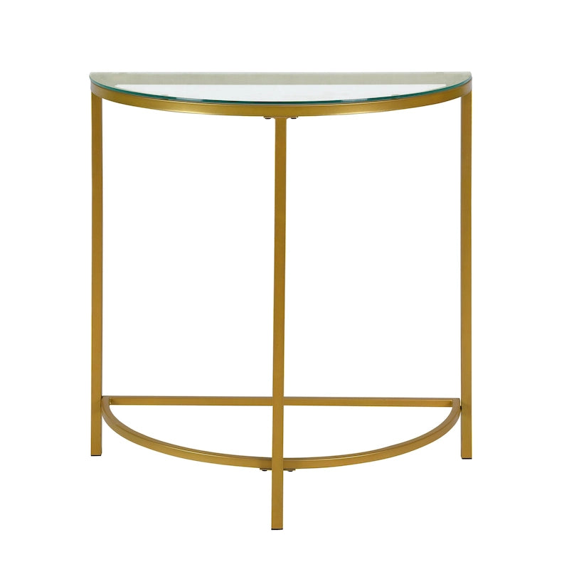 Carolina Living Fenice Halbmond-Konsolentisch - Gold