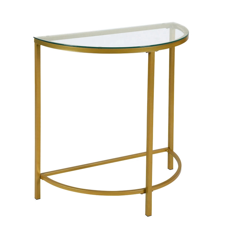 Carolina Living Fenice Halbmond-Konsolentisch - Gold