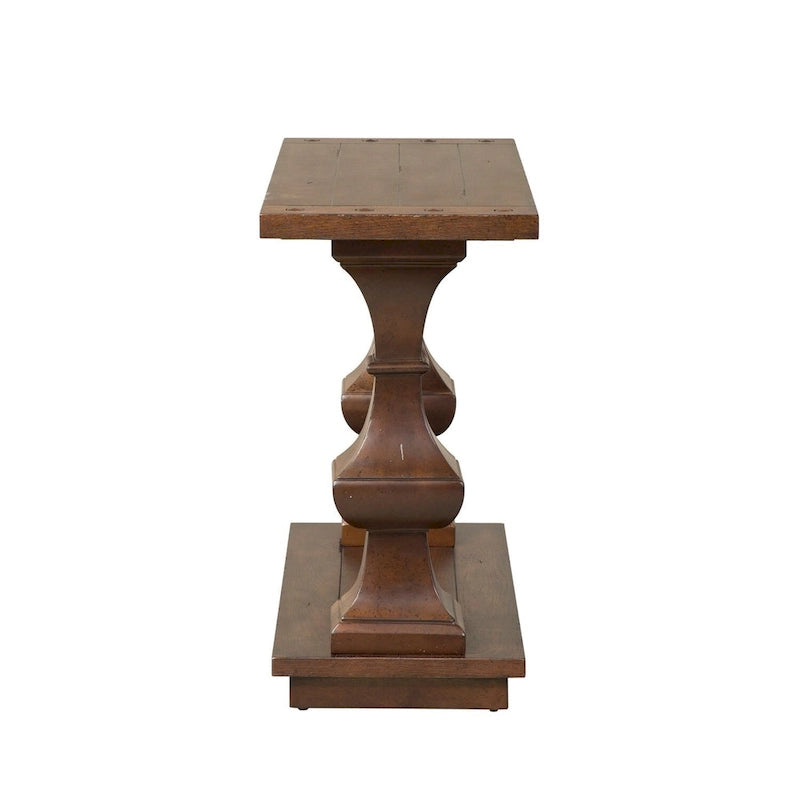 Sedona Kona Couchtisch aus braunem Eichenholz mit massiver Eichenplatte