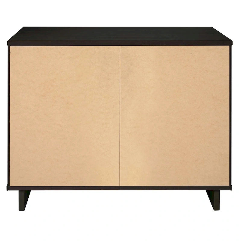 Manhattan Comfort 2-teiliges Granville Modern Massivholz Standard Kommoden- und Nachttischset