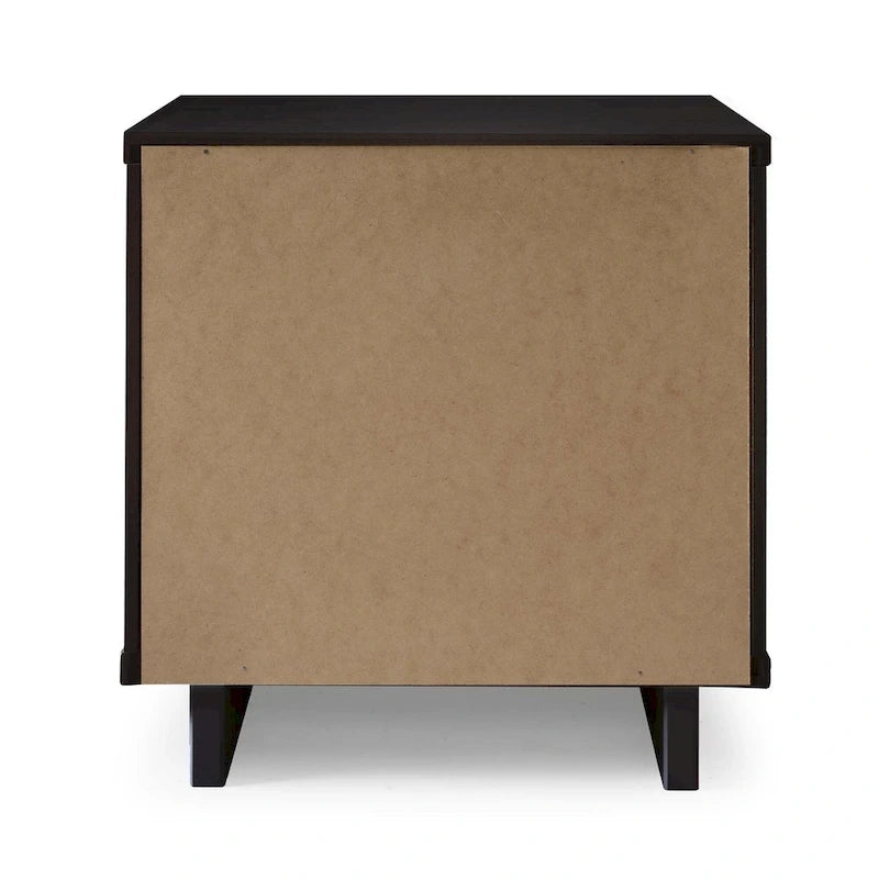 Manhattan Comfort 2-teiliges Granville Modern Massivholz Standard Kommoden- und Nachttischset